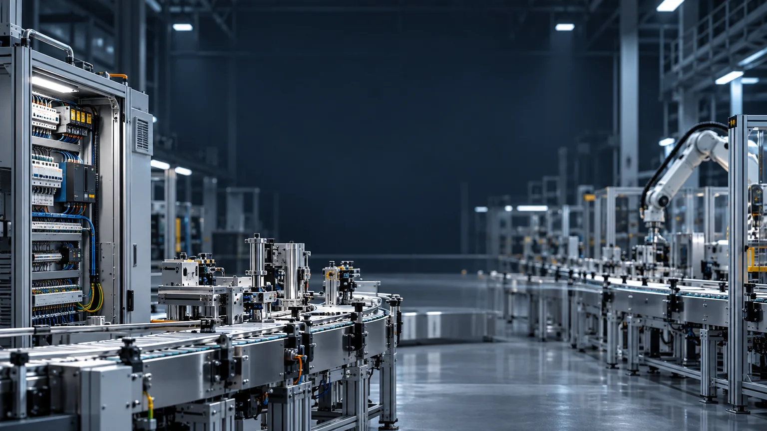 Illustrative automated production environment.
